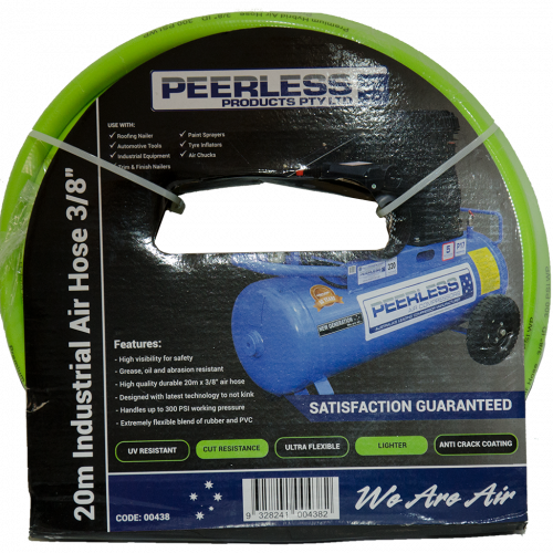 Peerless Industrial Green Air Hose 20m