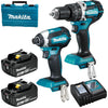 Makita 18V Brushless 2 Pce Combo Kit with 2 x 3.0Ah Batteries