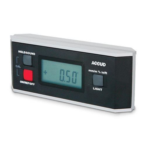 Accud AC-722-360-01 Magnetic Base Digital Level & Protractor