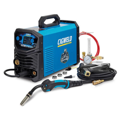 Cigweld BlueVenom XF200P3 (W1400200) Multi Process MIG-STICK-TIG Welding Inverter With 3 Pulse Transfer Modes