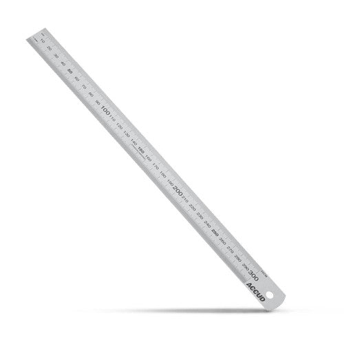 Accud AC-990-012-11 300mm (12") Steel Ruler