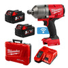 MILWAUKEE 18V FUEL™ ONE-KEY™ 3/4" 2X5.0AH HIGH TORQUE IMPACT WRENCH KIT M18ONEFHIWF34-502C