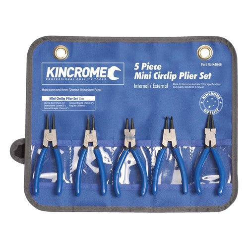 5 Piece Mini Circlip Pliers